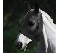 Masque anti-mouches pour cheval - Grand espace pour les yeux - Avec oreilles - Protection UV pour cheval