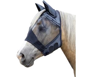Masque anti-mouches pour cheval HKM High Professional Noir L