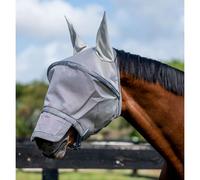Masque anti-mouches pour cheval Horseware Rambo Gris Poney
