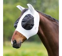 Masque anti-mouches pour cheval HV Polo Nena Blanc Cob