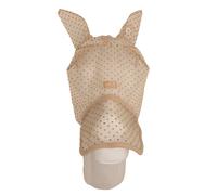 Masque anti-mouches pour cheval Kentucky Horsewear Fly Heart Beige Full