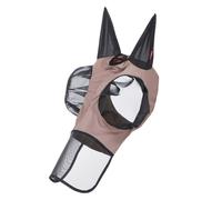 Masque anti-mouches pour cheval LeMieux Bug Relief Full Marron Mini poney