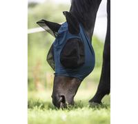 Masque anti-mouches pour cheval lycra Lami-Cell Bleu XS