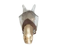 Masque anti-mouches pour cheval oreilles et museau anti-UV Kentucky Classic Argenté Cob