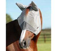 Masque anti-mouches pour cheval Premier Equine Buster Standard Plus Argenté M