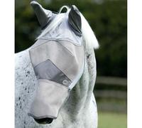 Masque anti-mouches pour cheval Premier Equine Buster Xtra Argenté 2XS