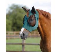 Masque anti-mouches pour cheval Premier Equine Comfort Tech Lycra Vert XL