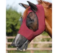 Masque anti-mouches pour cheval Premier Equine Comfort Tech Xtra Lycra Rouge M