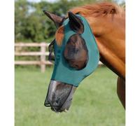 Masque anti-mouches pour cheval Premier Equine Comfort Tech Xtra Lycra Vert M
