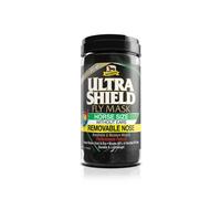 Masque anti-mouches pour cheval sans oreilles et protège-nez Absorbine Ultrashield Noir Cheval