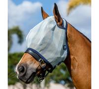Masque anti-mouches pour cheval sans oreilles Horseware Newmarket Bleu Poney