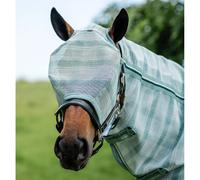 Masque anti-mouches pour cheval sans oreilles Horseware Newmarket Vert Cheval