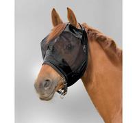 Masque anti-mouches pour cheval sans protection d’oreilles Waldhausen Premium Noir XFull
