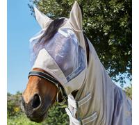 Masque anti-mouches pour cheval Tattini Resille Beige Poney
