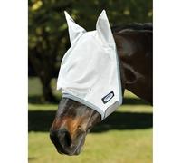 Masque anti-mouches pour cheval Weatherbeeta Comfitec Essential Mesh Blanc Full