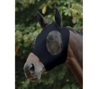 Masque anti-mouches pour cheval Weatherbeeta Stretch Bug Noir Demi-sang