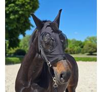 Masque anti-mouches pour cheval York Arletta Noir Full