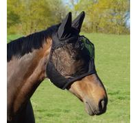 Masque anti-mouches pour cheval York Noir Cob/Full
