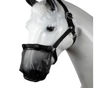 Masque Anti-Mouches Respirant avec Cache-Nez | Masque de Protection pour Cheval pour Une Protection | Filet de Nez Confortable pour Les Chevaux avec Bouclier de Nez | Léger et Solide