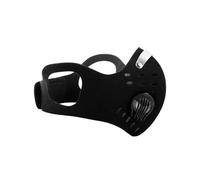 Masque anti-poussière au charbon actif, masque anti-allergie au pollen, échappement filtré, demi-masque pliable, adapté à la course à pied, au cyclisme et aux activités de plein air, noir