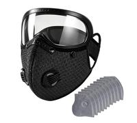 Masque Anti-poussière, Lunettes Réglables Réutilisables Avec 10 Filtres