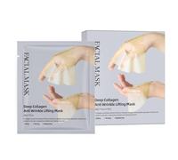 Masque anti - rides Deep collagen - 83% de collagène à difficile teneur en molécules conçu pour raffermir et hydrater, effacer le teint et estomper les ridules (Pack de 5)