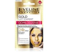 Masque anti-rides luxueux Eveline Gold Lift Expert Rejuvenation - Sachet de 2 x
