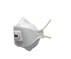 Masque antipoussière pliable 3 panneaux 3M™ Aura™ 9312+ - FFP1, avec soupape Coolflow™ - boîte de 5, Certifié EN sécurité