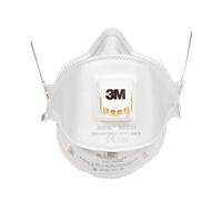 Masque antipoussière série 9322+ FFP2 avec valve - Lot de 5 - 3M - 9322N05 00 TU
