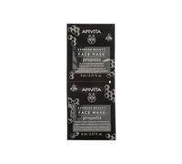 Apivita Express Beauty Masque Visage Noir Purifiant Et Équilibrant À La Propolis 2x8ml