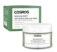 Masque Argile Verte Masque Visage Anti-boutons Points Noirs et Contre l'acné soins pour le Visage Nettoyage en Profondeur des Pores Traitement de l'Acné Skin Care 55g (1)