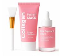 Masque Au CollagèNe Et SéRum Repulpant, Extrait De CollagèNe, Pour Une Peau Lisse, éClatante Et RevitaliséE, Hydratation Et éLasticité,（1set）