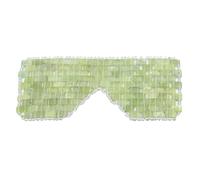 Masque avec bandage sur les yeux de jade - Masque pour les yeux, Masque de jade, Masque facial réutilisable en pierre, Masque apaisant | Couverture de sommeil avec yeux faciaux en jade