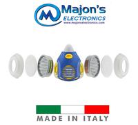 Masque avec filtre P3R 2 filtres à aérosol anti-poussière protection DPI...