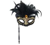 Masque Bal Masqué Femme Masque Soiree Bal Yeux Dentelle Halloween Sexy Vénitiens En Dentelle Avec Plume Halloween Deguisement Femme Sexy Sorciere Yeux Deguisement Mask Noire Venise Loup Bunny Mask