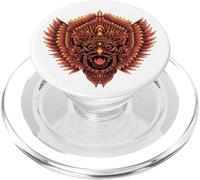 Masque Barong Bali Garuda Indonésie Ubud Cadeau Souvenir PopSockets PopGrip pour MagSafe