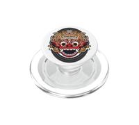 Masque Barong Bali Rangda Indonésie Ubud Cadeau Souvenir PopSockets PopGrip pour MagSafe