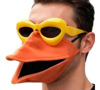 Masque Bec d'Oiseau | Casque Artisanal avec Lunettes de Soleil - Accessoires Cosplay Couverture Visage Drôle - pour Fête Festival de Musique Carnaval Mascarade Vacances Séances Photo Théâtre Scène Jeu