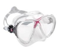 Cressi Masque de plongée Big Eyes Evolution Crystal Silicone haut de gamme Clair/Rose