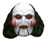 Masque Billy Puppet Saw™ En Latex Adulte - Blanc or