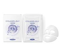 Masque Bio-Collagène, Coffret Masque Éclaircissant, Apaisant et Anti-Âge. L'hydrogel hydratant au collagène resserre les pores et raffermit la peau. Convient à tous les types de peau