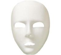 Masque blanc adulte Taille Unique Blanc G
