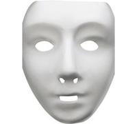 Smiffy's Masque de robot blanc avec élastique – Halloween