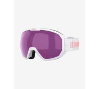 Masque Bliz Charge OTG blanc avec lentille miroir violette