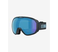 Masque Bliz Charge OTG gris mat avec lentille miroir bleue