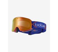 Masque de ski BOLLÉ NEVADA ALEXIS PINTURAULT SIGNATURE rouge-bleu-verre photochromique gâté.