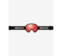 Masque Briko Cortina noir avec verre à effet miroir Red Mirror