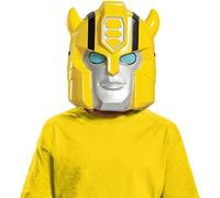Masque Bumblebee pour enfants, Accessoire demi-masque pour costume Transformers, taille enfant, jaune