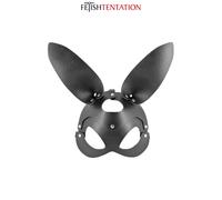 Masque bunny simili cuir réglable - Fetish Tentation
