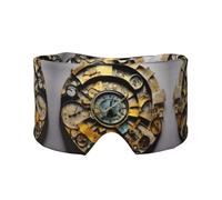 Masque cache-oreilles et yeux avec impression artistique - Bandeau réglable pour yoga et voyage - Garde au chaud - Aide confortable à l'ombre